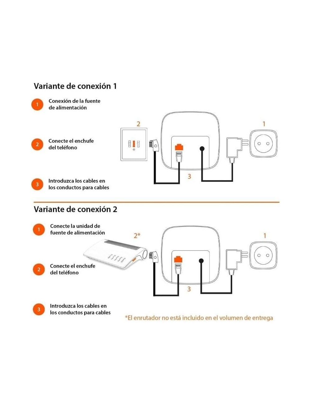 Teléfono Inalámbrico Gigaset E290/ Pack DUO/ Negro