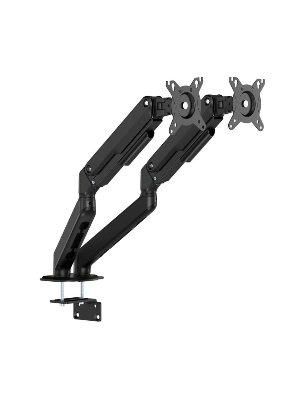 Soporte de Mesa con Contrapeso para 2 Monitores Aisens DT32TSR-451/ Giratorio/ Inclinable/ hasta 9kg