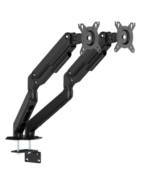 Soporte de Mesa con Contrapeso para 2 Monitores Aisens DT32TSR-451/ Giratorio/ Inclinable/ hasta 9kg