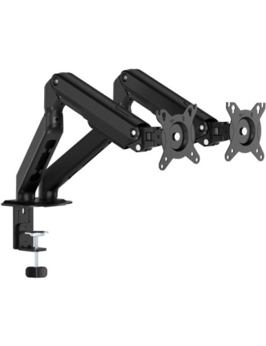 Soporte de Mesa con Contrapeso para 2 Monitores Aisens DT32TSR-451/ Giratorio/ Inclinable/ hasta 9kg