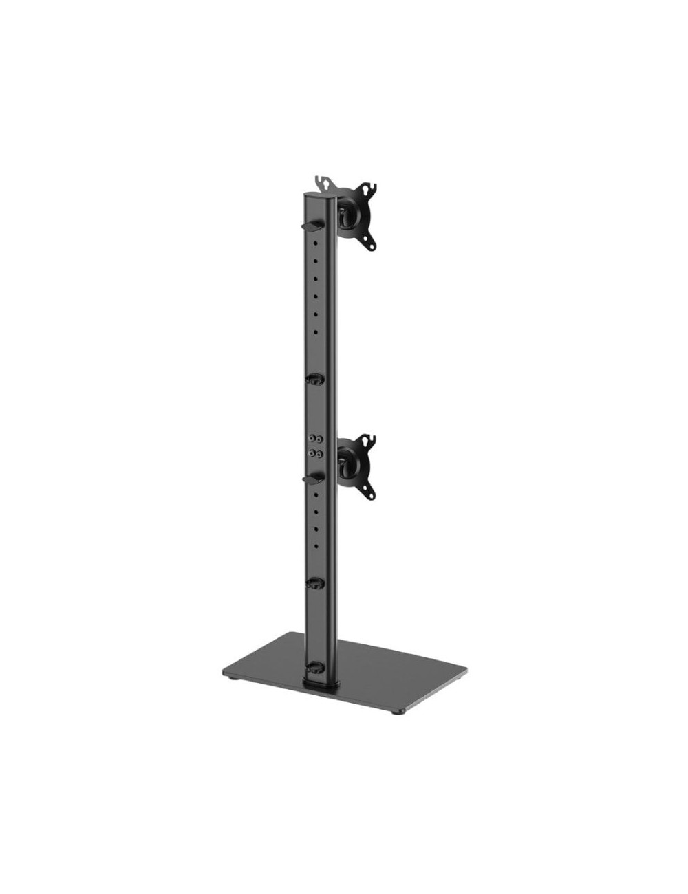 Soporte de Mesa para 2 Monitores Aisens DT34TSR-459/ Giratorio/ Inclinable/ hasta 12kg