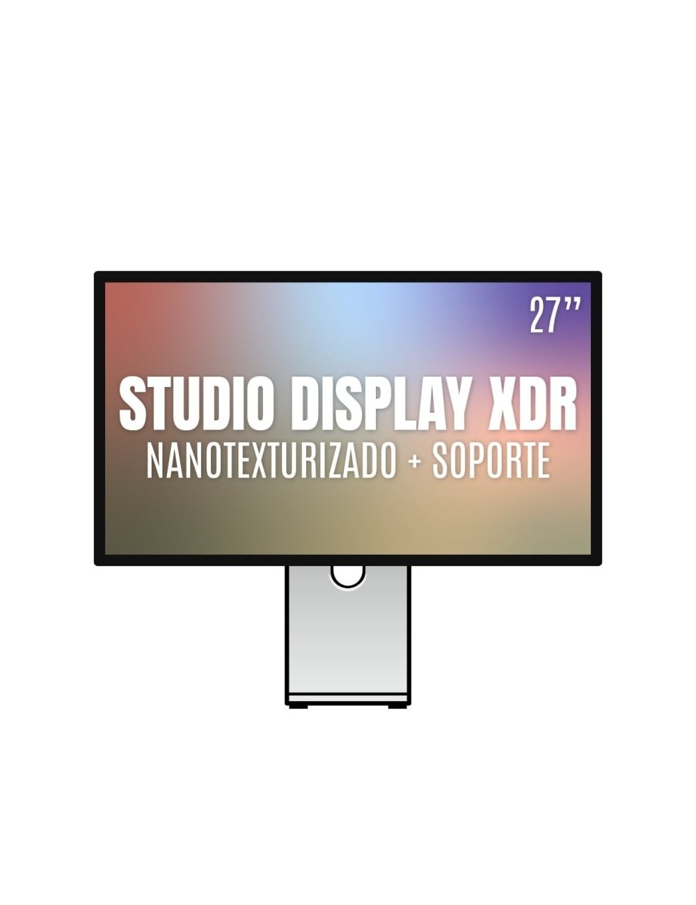 Apple Studio Display XDR 27'/ Cristal Nano texturizado/ Soporte con altura e inclinación ajustable