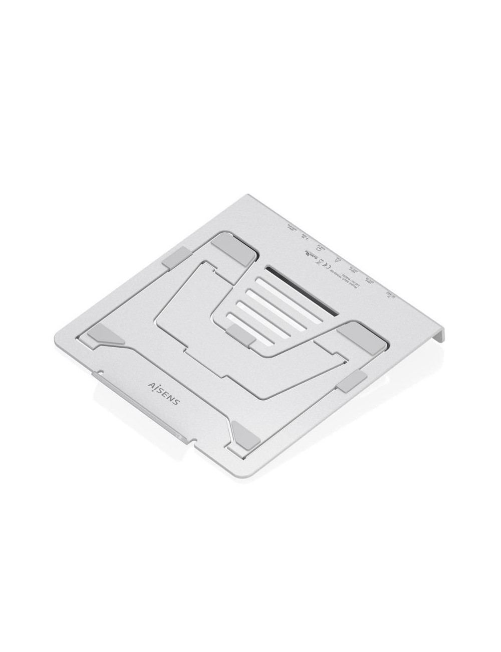 Soporte de Sobremesa - Docking USB Tipo-C Aisens ASUC-7P045-GR/ 1xUSB/ 1xUSB Tipo-C/ 1xHDMI/ 1xRJ45/ 1xLector de Tarjetas/ 1xUSB