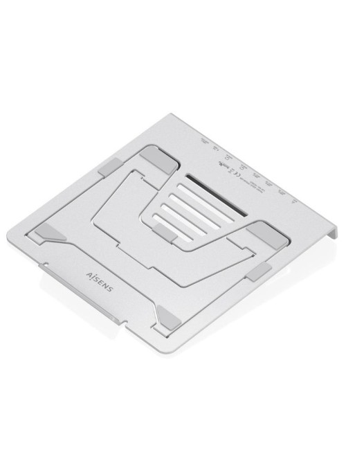 Soporte de Sobremesa - Docking USB Tipo-C Aisens ASUC-7P046-GR/ 2xUSB/ 1xUSB Tipo-C/ 2xHDMI/ 1xRJ45/ 1xUSB Tipo-C PD/ Gris