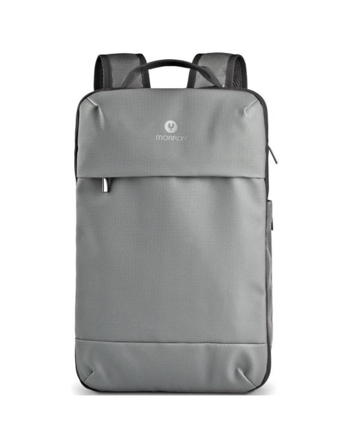 Mochila Expansible NGS Monray Sacks Horizon para Portátiles hasta 14'/ Impermeable/ Gris