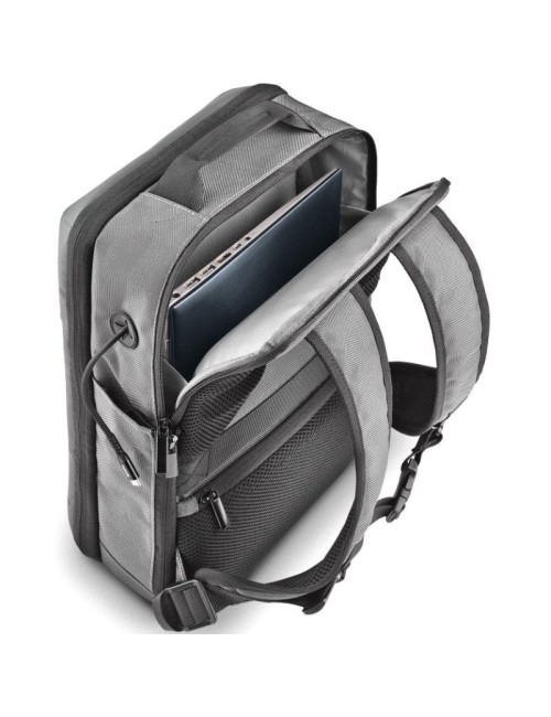 Mochila Expansible NGS Monray Sacks Horizon para Portátiles hasta 14'/ Impermeable/ Gris