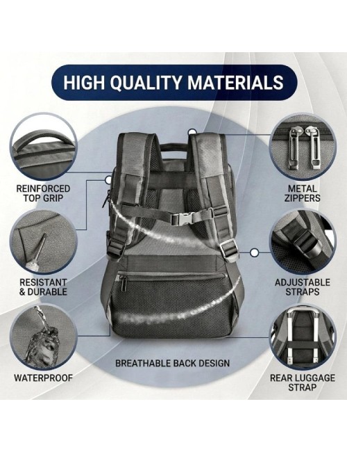Mochila Expansible NGS Monray Sacks Horizon para Portátiles hasta 14'/ Impermeable/ Gris