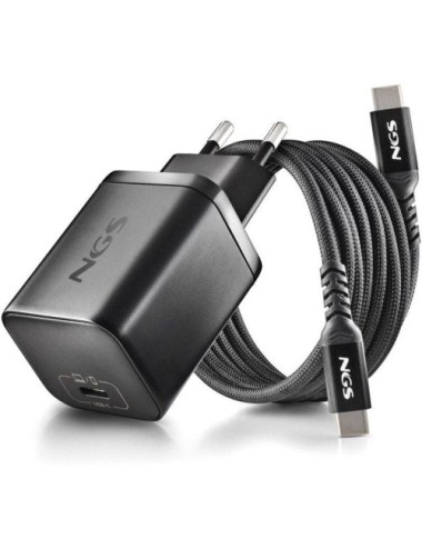 Cargador de Portátil GaN NGS BUD65W-AS para Asus/ 1xUSB Tipo-C/ 65W/ Automático/ 8 Conectores/ Voltaje 5-20V