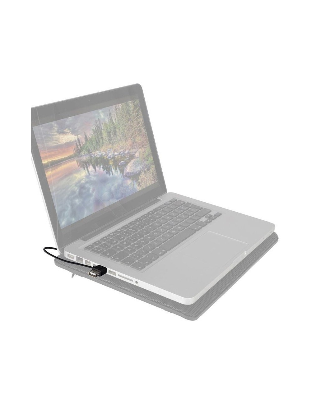 Soporte Refrigerante NGS Cooler Jetstand para Portátiles hasta 15.6'/ Iluminación LED