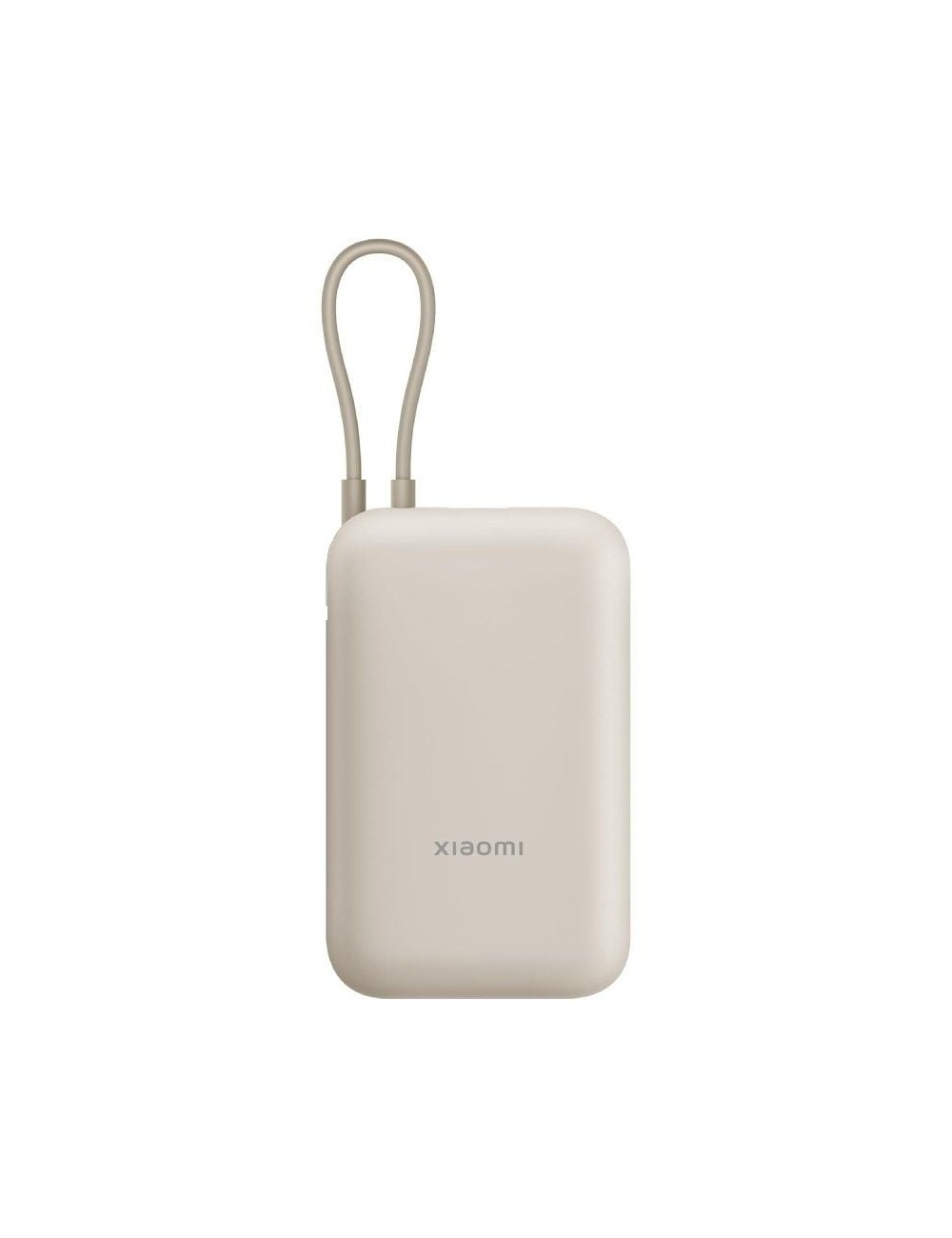 Powerbank 20000mAh Xiaomi 33W Power Bank Integrated Cable/ 33W/ Beige/ Incluye Cable USB Tipo-C