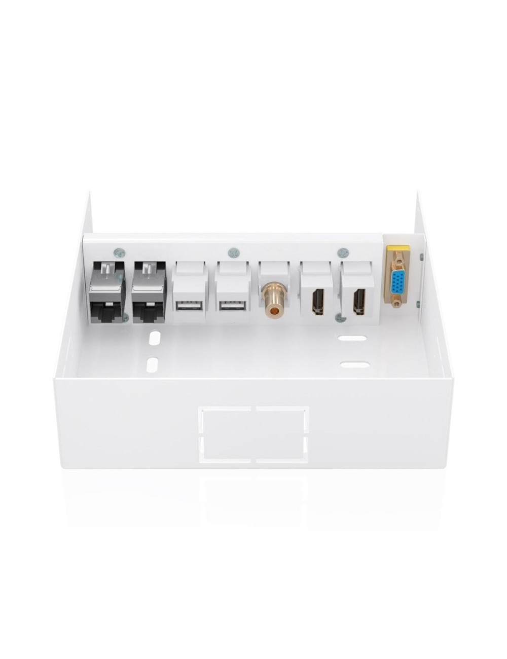 Caja de Conexiones Aisens A127-1031/ VGA - 2x HDMI - Jack 3.5 - 2x USB-B - 2x RJ45