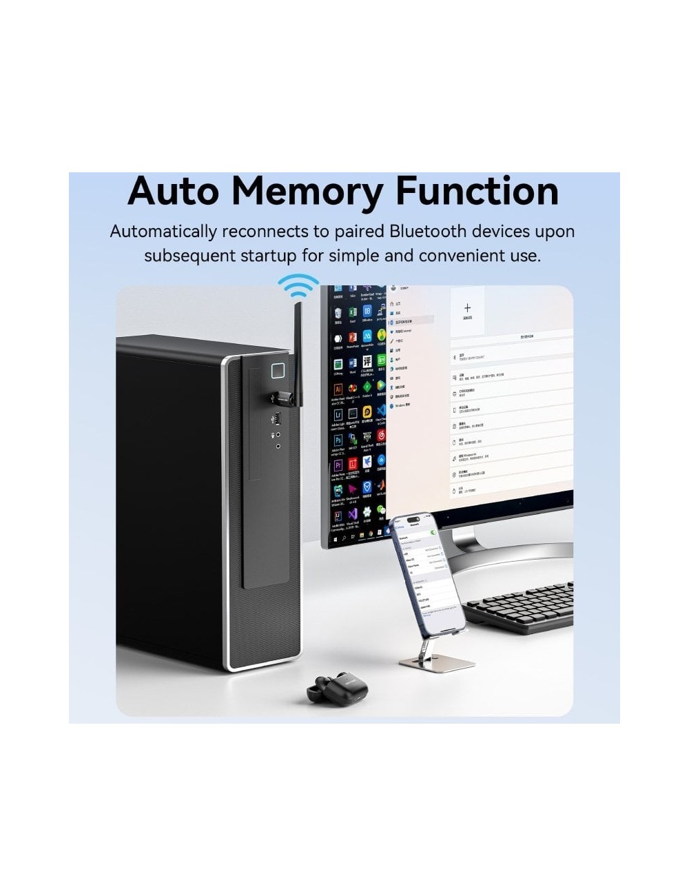 Adaptador USB - Bluetooth 6.0 Vention NAMB0