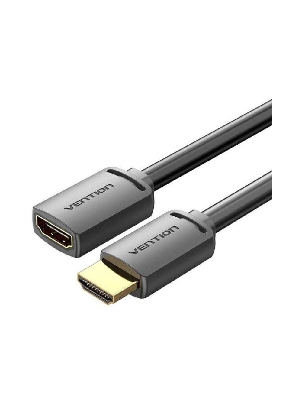 Cable Alargador HDMI 4K Vention AHCBD/ HDMI Macho - HDMI Hembra/ 50cm/ Negro