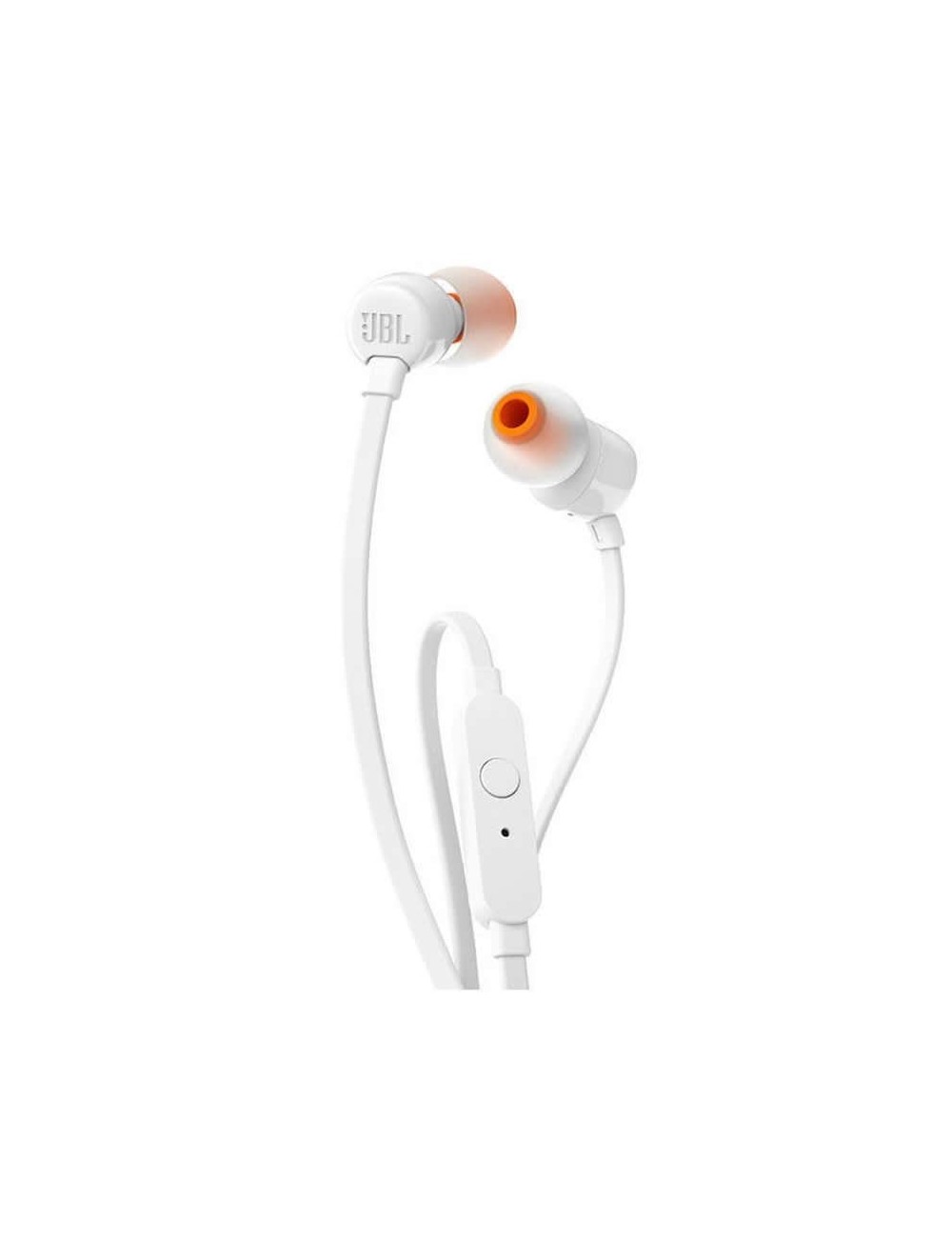 Auriculares Intrauditivos JBL Tune 110/ con Micrófono/ Jack 3.5/ Blancos