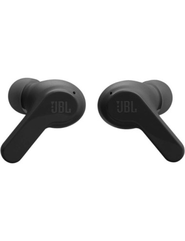 Auriculares Bluetooth JBL Vibe Beam con estuche de carga/ Autonomía 8h/ Negra