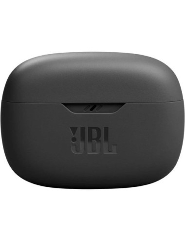 Auriculares Bluetooth JBL Vibe Beam con estuche de carga/ Autonomía 8h/ Negra