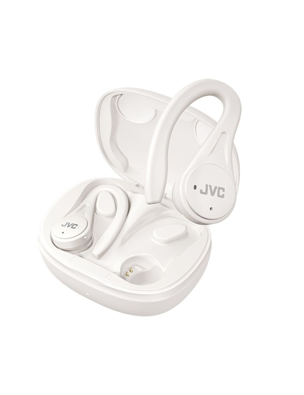 Auriculares Bluetooth JVC HA-EC25T con estuche de carga/ Autonomía 7.5h/ Blancos