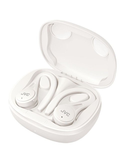 Auriculares Bluetooth JVC HA-EC25T con estuche de carga/ Autonomía 7.5h/ Blancos