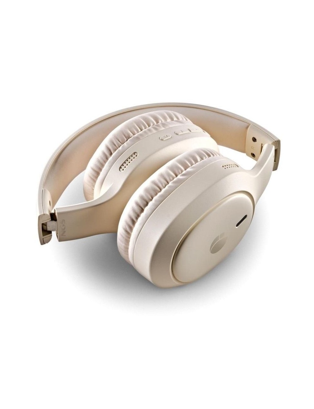 Auriculares Inalámbricos NGS Artica Tempest/ con Micrófono/ Bluetooth/ Beige