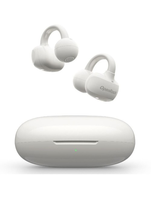 Auriculares Deportivos de Conducción Aérea OpenRock E OPACE02 con estuche de carga/ Autonomía 7h/ Blancos