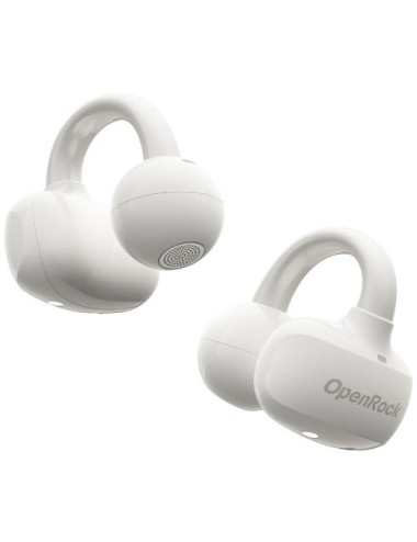 Auriculares Deportivos de Conducción Aérea OpenRock E OPACE02 con estuche de carga/ Autonomía 7h/ Blancos