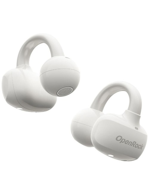 Auriculares Deportivos de Conducción Aérea OpenRock E OPACE02 con estuche de carga/ Autonomía 7h/ Blancos
