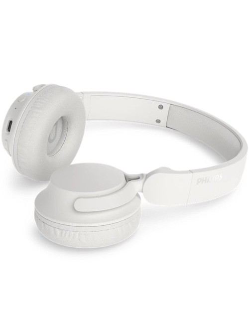 Auriculares Inalámbricos Philips TAH4500WT/ con Micrófono/ Bluetooth/ Blancos
