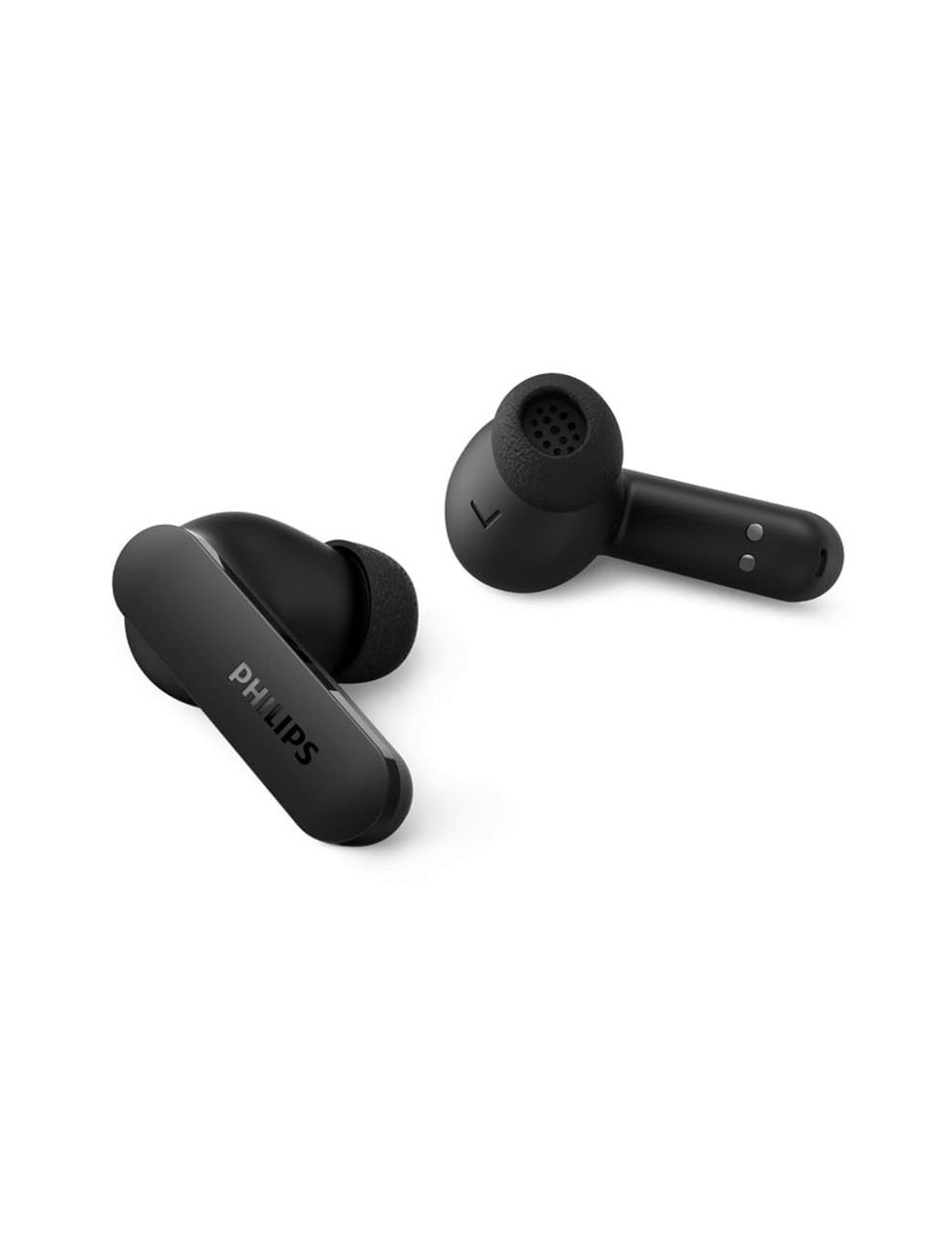 Auriculares Bluetooth Philips TAT2100BK con estuche de carga/ Autonomía 8h/ Negros
