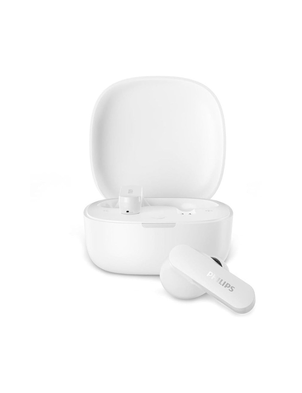 Auriculares Bluetooth Philips TAT2100WT con estuche de carga/ Autonomía 8h/ Blancos