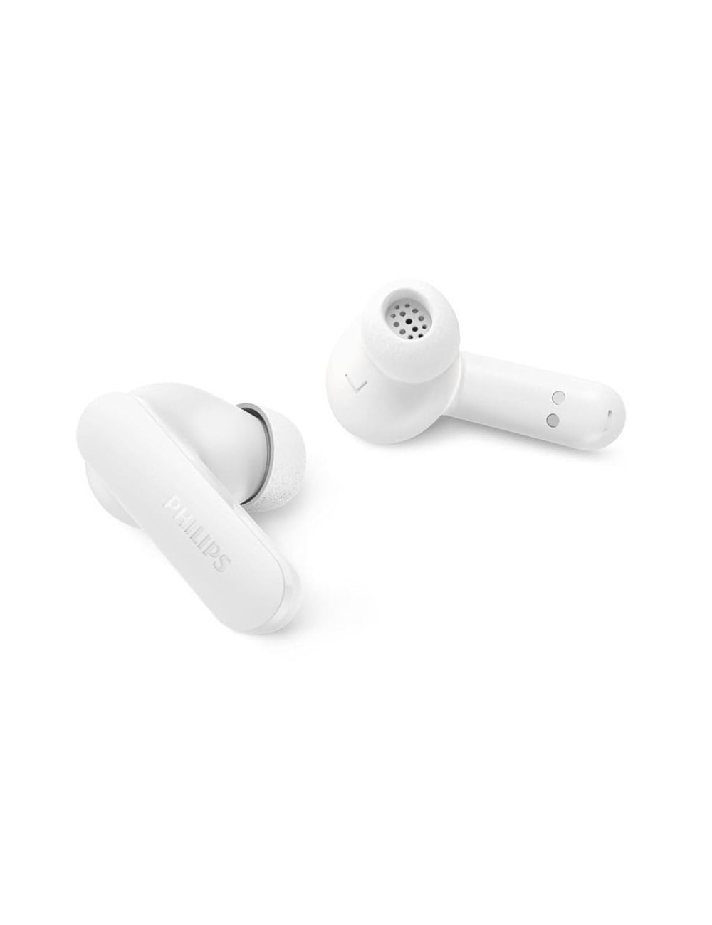 Auriculares Bluetooth Philips TAT2100WT con estuche de carga/ Autonomía 8h/ Blancos