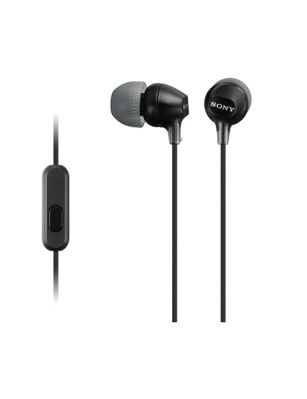 Auriculares Intrauditivos Sony MDR-EX15AP/ con Micrófono/ Jack 3.5/ Negros