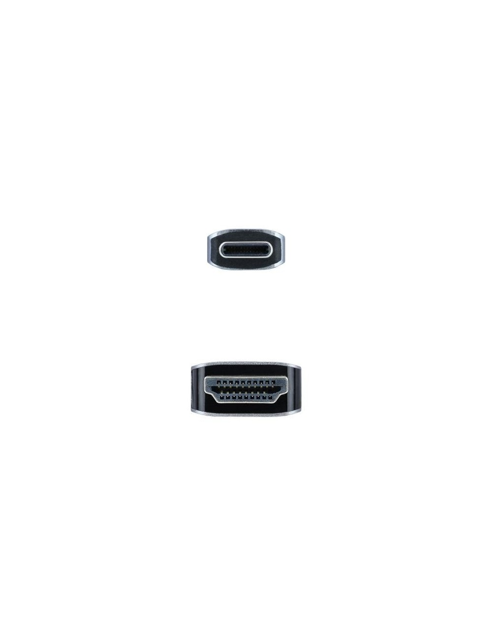 Cable Conversor Nanocable 10.15.5103/ USB Tipo-C Macho - HDMI Macho/ 3m/ Negro