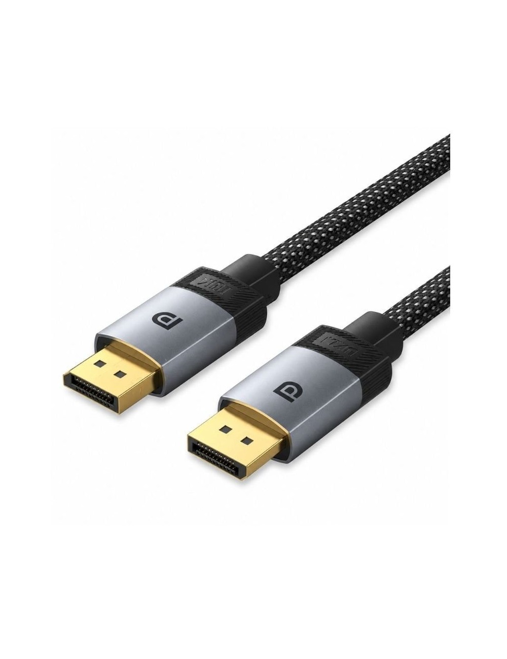 Cable DisplayPort 2.1 16K Vention HGBHI/ DisplayPort Macho - DisplayPort Macho/ 3m/ Gris