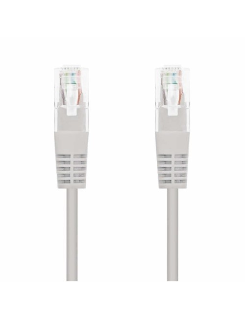 Cable de Red RJ45 UTP Nanocable 10.20.0415 Cat.6/ 15m/ Gris