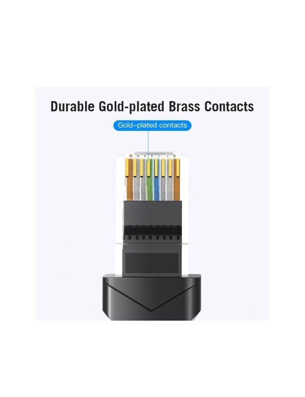 Cable de Red RJ45 UTP Vention IBEBU Cat.6/ 35m/ Negro