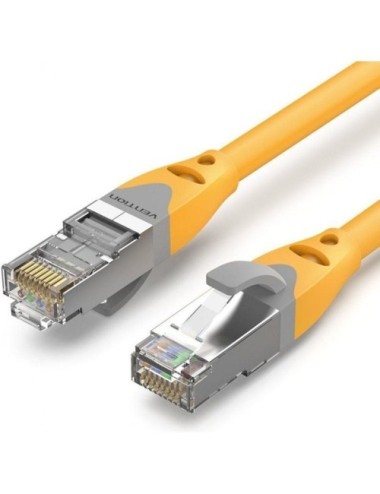 Cable de Red RJ45 SFTP Vention IBHYI Cat.6A/ 3m/ Amarillo