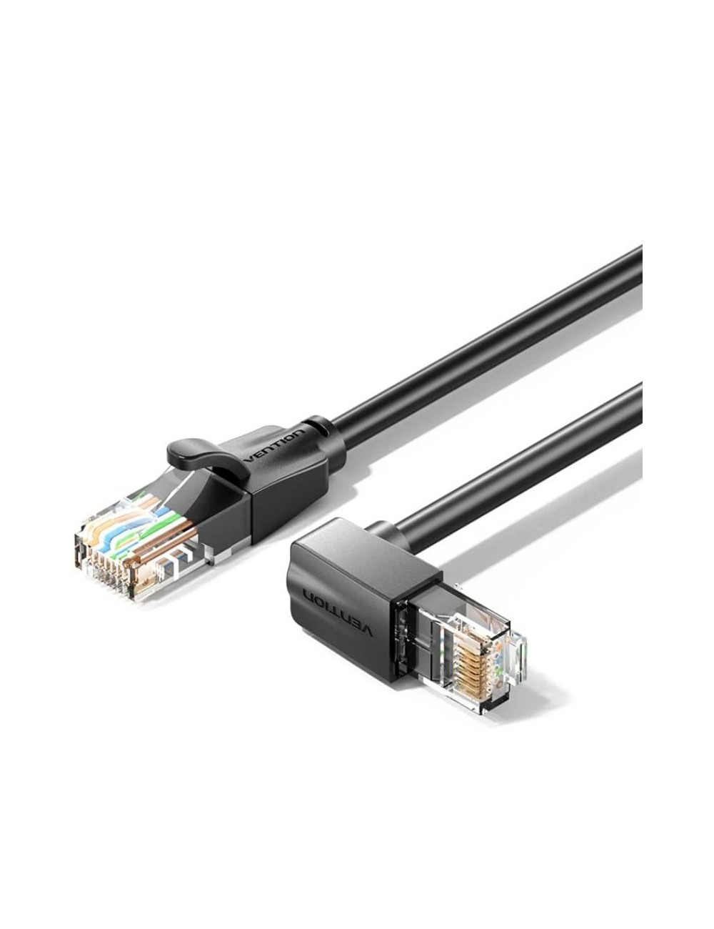 Cable de Red RJ45 UTP Vention IBVBJ Cat.6/ 5m/ Acodado 90º/ Negro