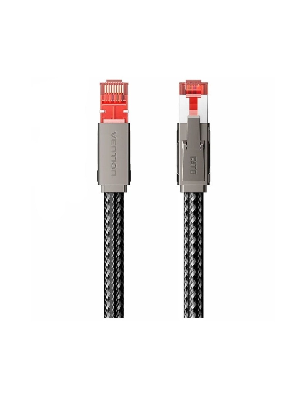 Cable de Red RJ45 SFTP Vention IKMHF Cat.8/ Gaming/ 1m/ Gris