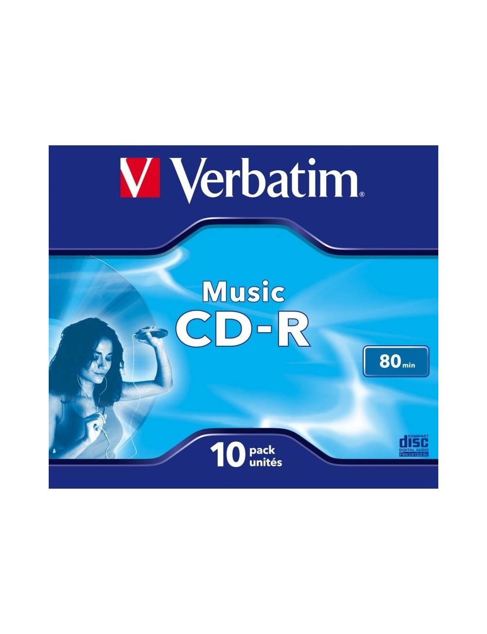 CD-R Verbatim Music 16X/ Caja-10uds