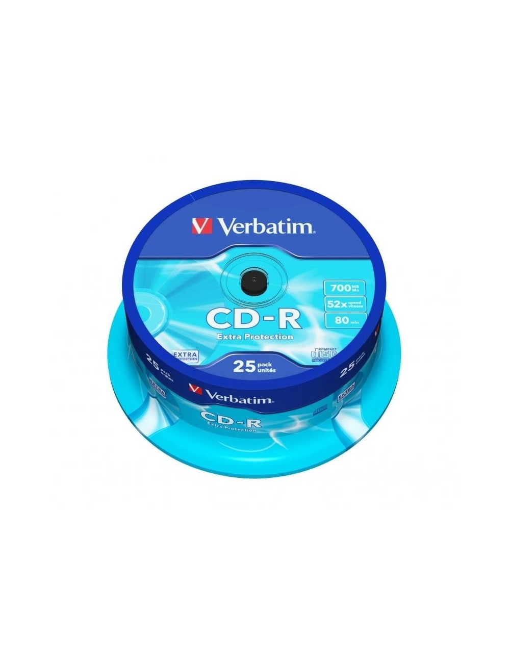 CD-R Verbatim Datalife 52X/ Tarrina-25uds