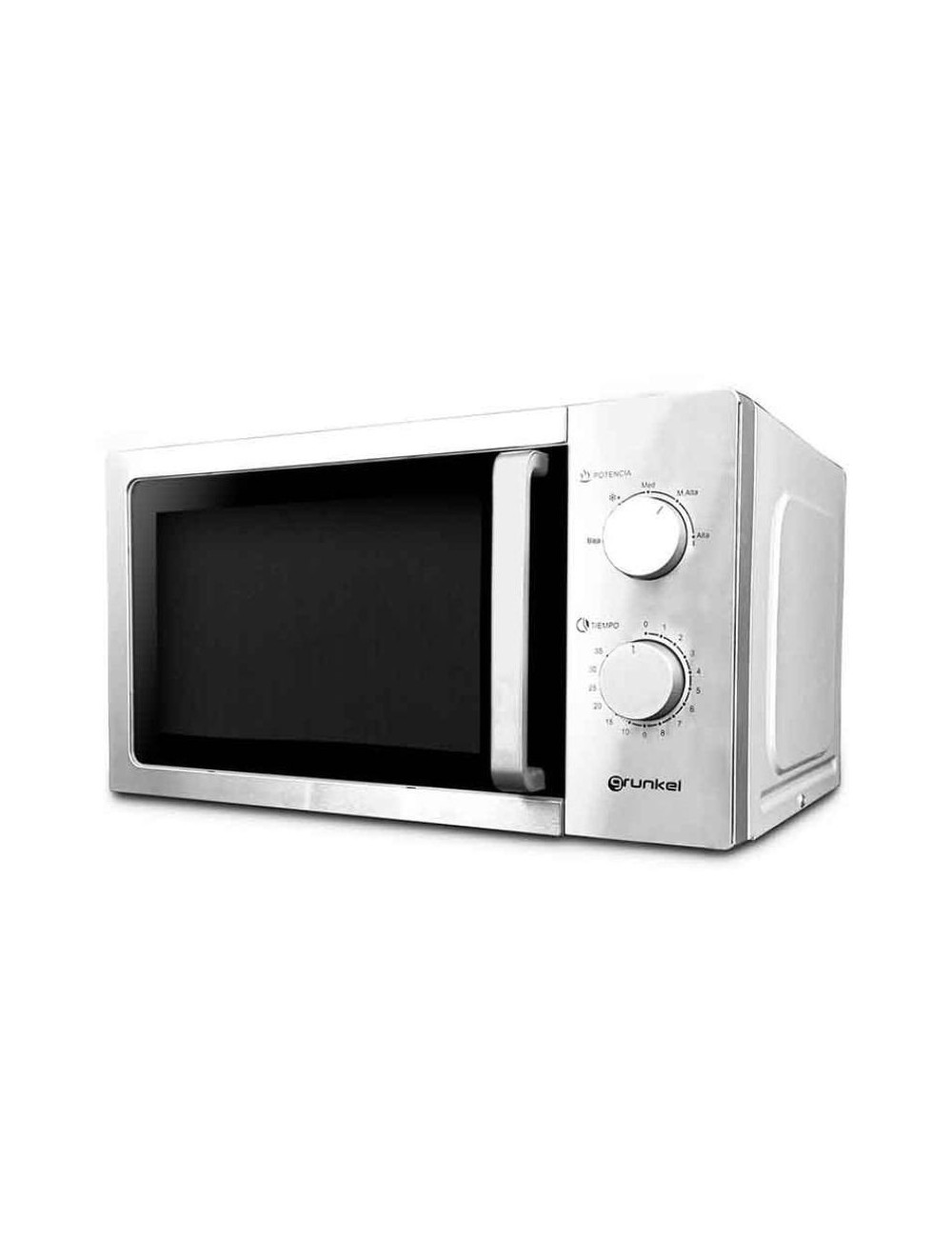Microondas Grunkel MWG-20INOX/ 700W/ Capacidad 20L/ Funcion Grill/ Plata