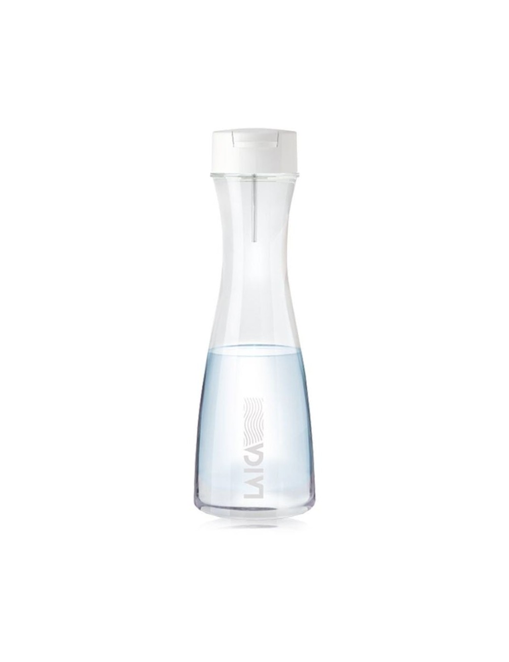 Botella Filtrante Laica GlaSSmart/ Capacidad 1.1L/ Blanca/ Incluye 2 Filtros