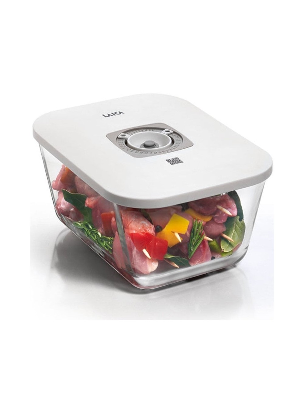 Recipiente de Cristal Laica VT33070/ con Función al Vacío/ Capacidad 2.7L
