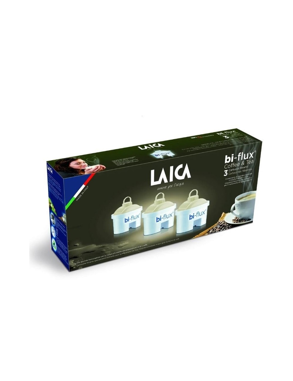 Filtros BI-FLUX Laica Coffe and Tea C3M/ Pack 3