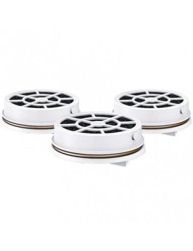 Filtro de Carbón FAST DISK Laica FD03A/ Pack de 3 Unidades/ Compatibilidad Flown go