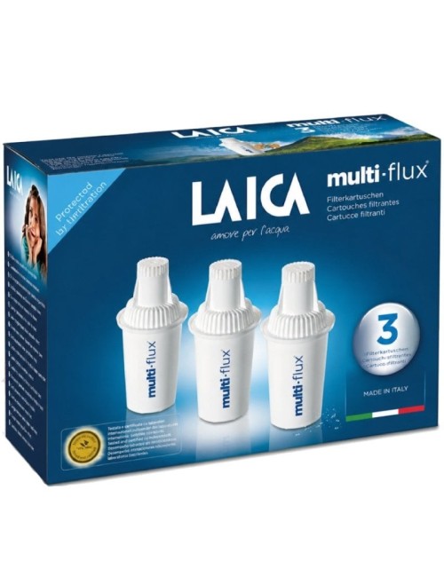 Cartucho de Filtro de Agua Laica MULTI-FLUX F3A3/ Pack de 3 Unidades