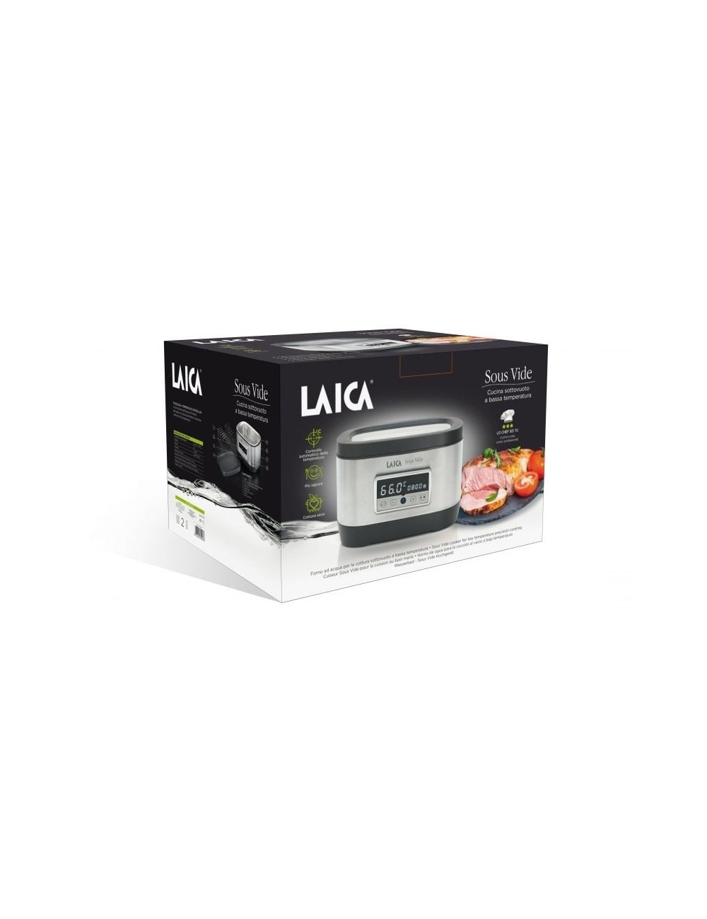 Horno de Agua Laica SVC200/ 700W/ Capacidad 8L/ Plata