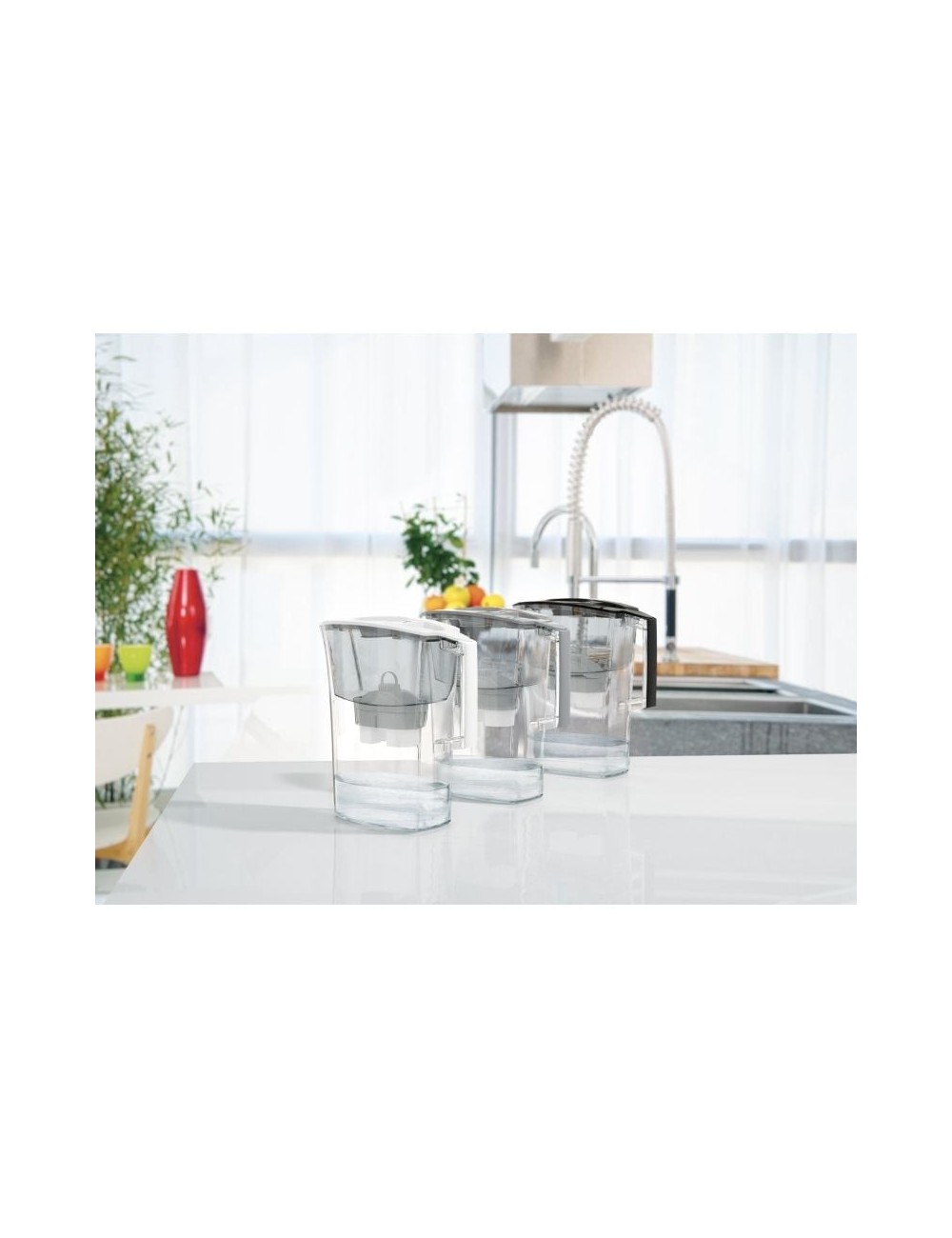Jarra Filtrante Laica Prime Line Elegance/ Capacidad 3L/ Blanca