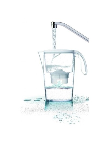 Pack Jarra Filtrante Laica Stream/ 2.3L/ Blanca/ Jarra + 6 Filtros BI-FLUX