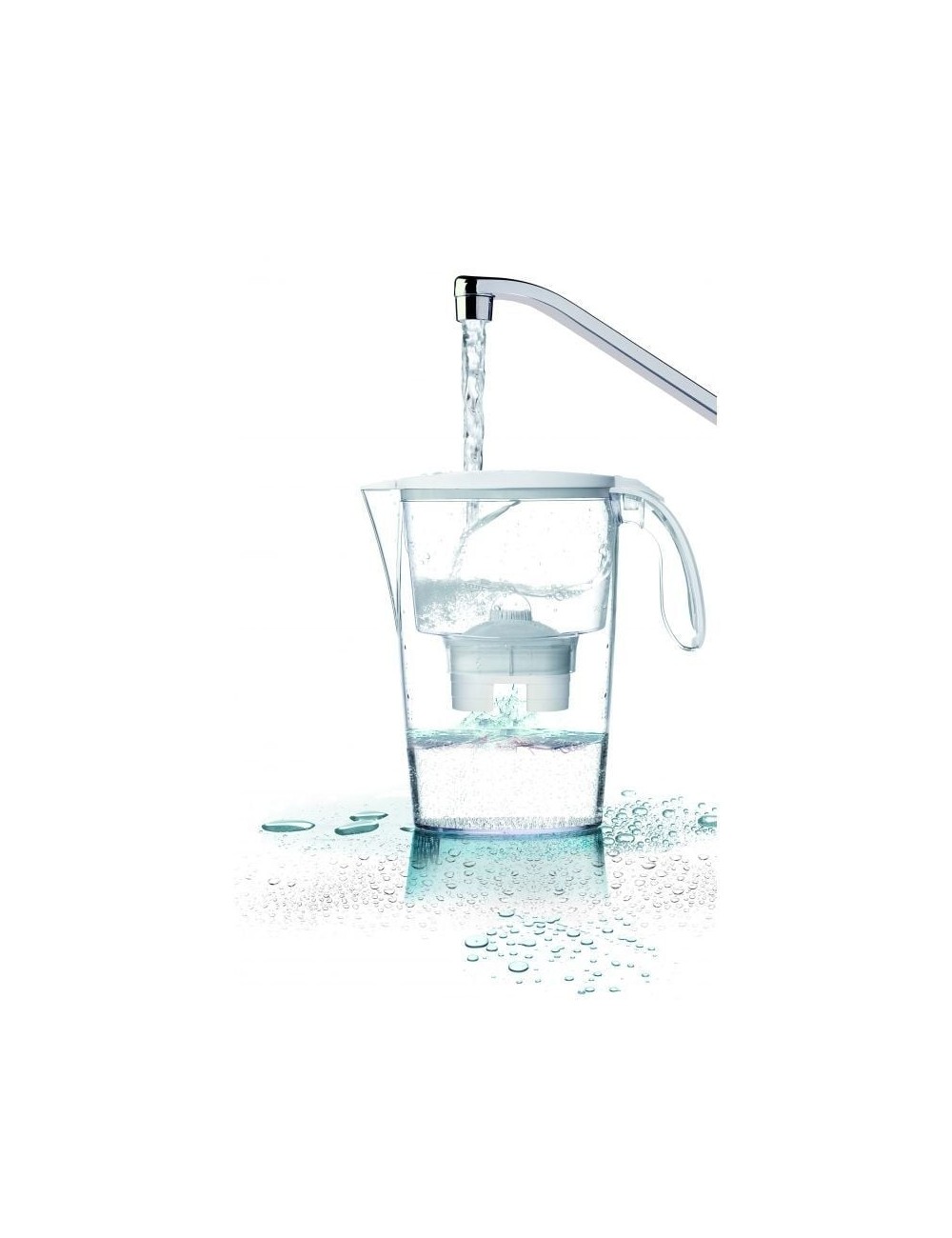 Pack Jarra Filtrante Laica Stream/ 2.3L/ Blanca/ Jarra + 6 Filtros BI-FLUX